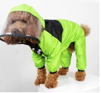 Dog Face Rain Suit