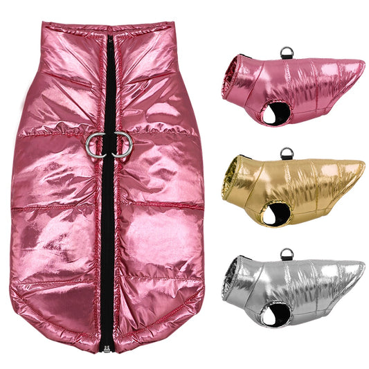 Waterproof Dog Jacket Winter Warm Vest.