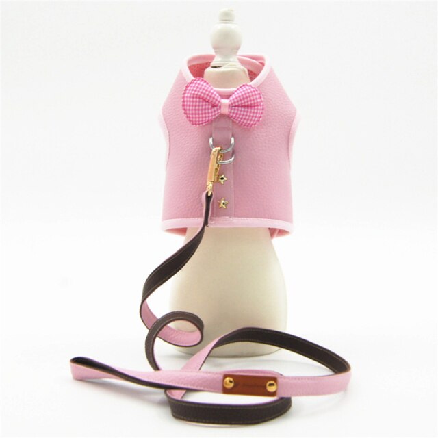 Luxury Dog Dress Harness and Leash Set