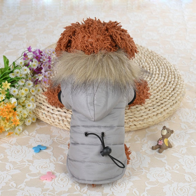 Soft Fur Hooded Jacket